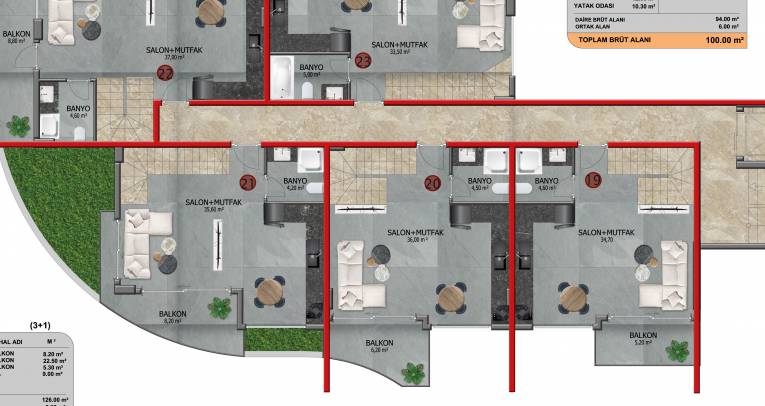 New off-plan project in Kestel